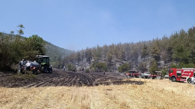 Vezirköprü’de pazar günü yangın mesaisi