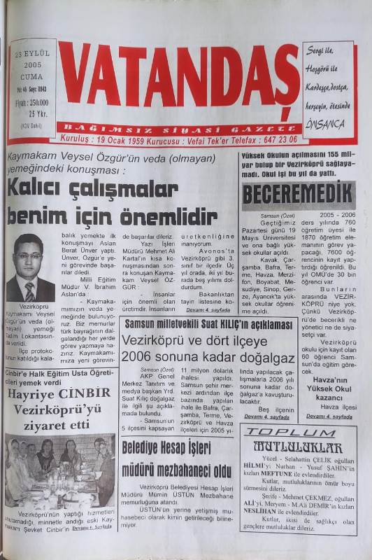 Kalıcı çalışmalar benim için önemlidir