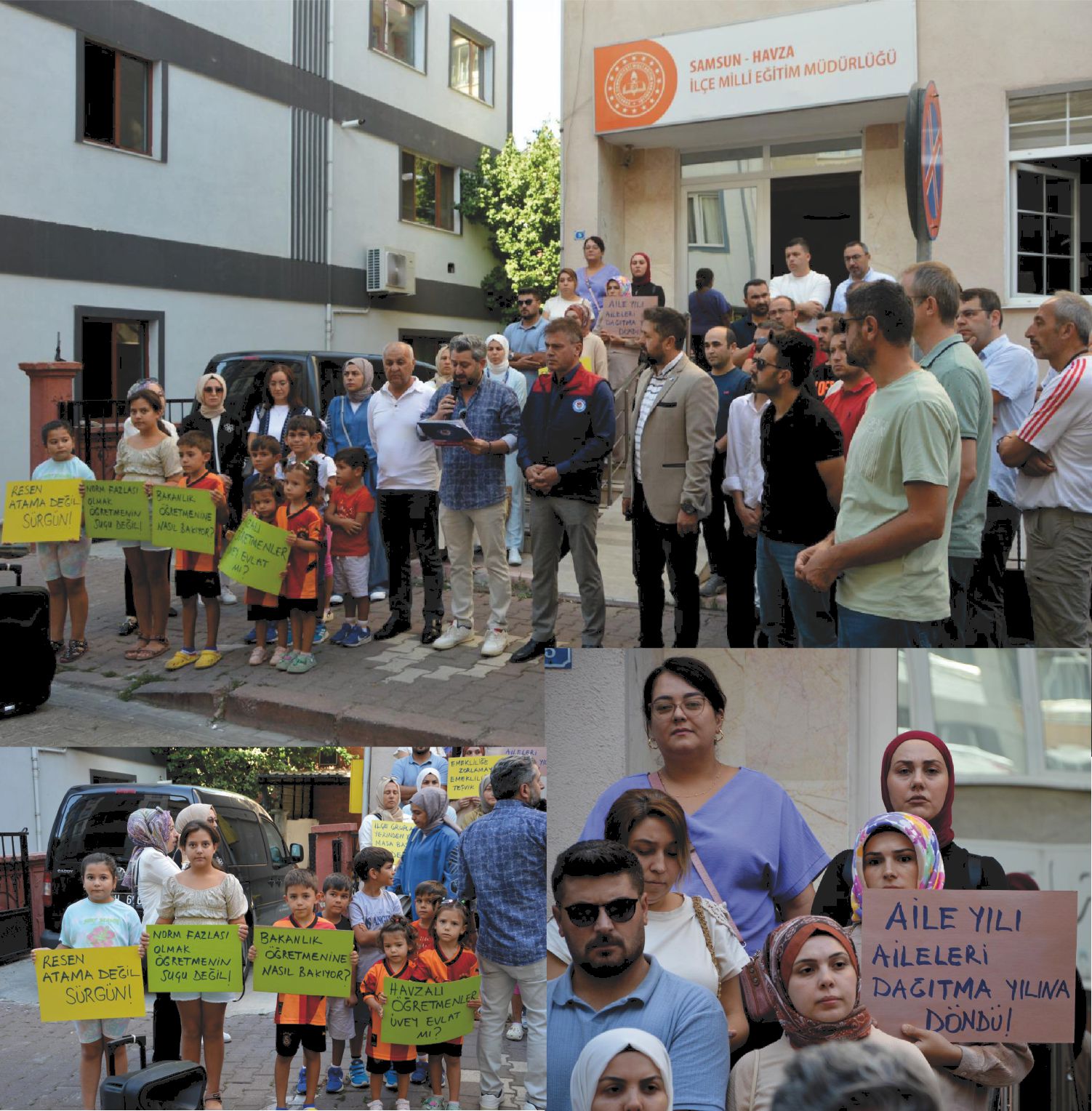 Havza ve Vezirköprü’de çalışan Öğretmenler Üvey Evlat mı?