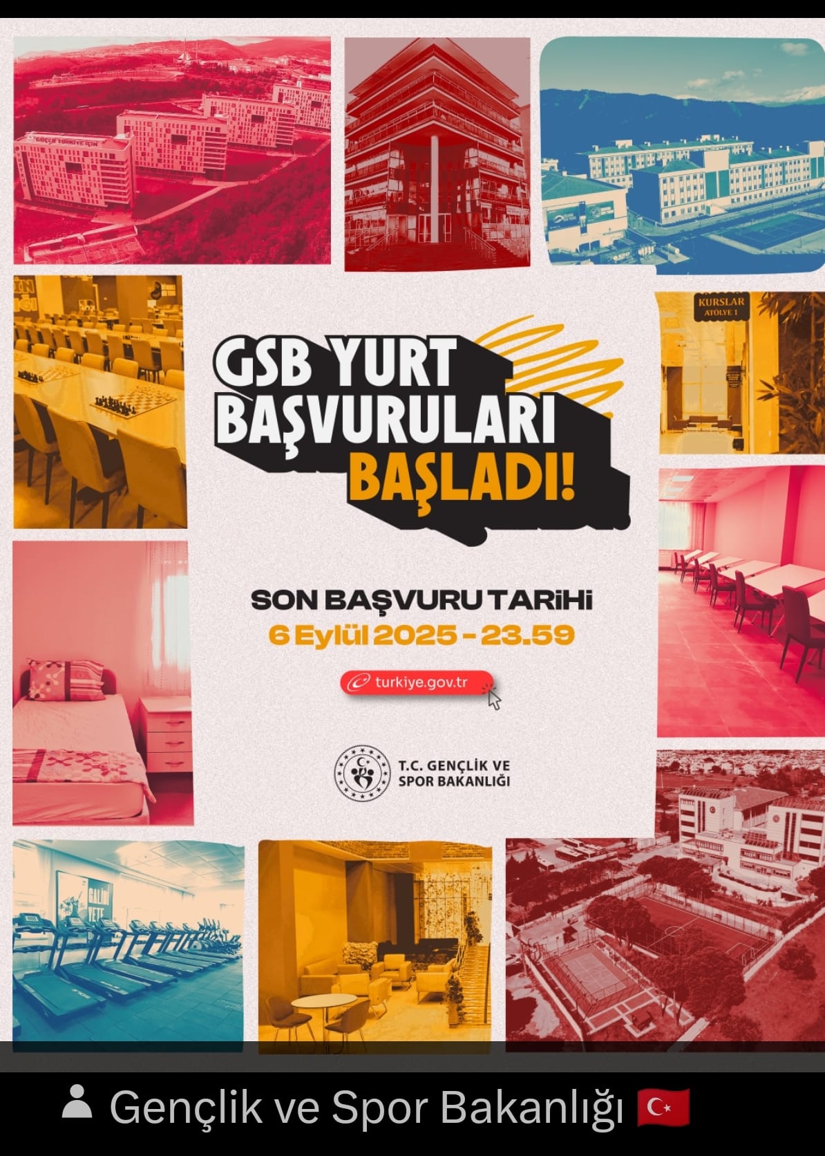Yurt Başvuruları  başladı