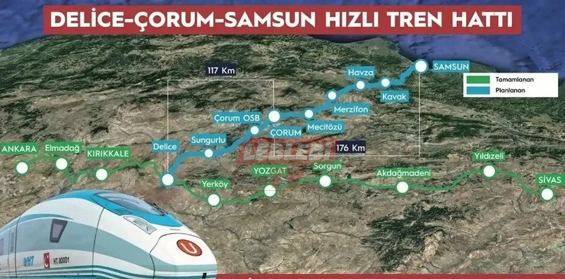 Ankara-Samsun Arası Hızlı Trende Son Durum