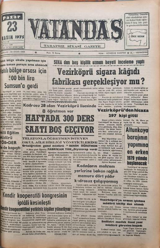 Vezirköprü sigara kağıdı fabrikası gerçekleşiyor mu?