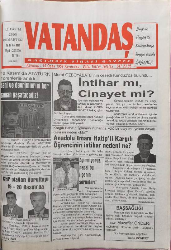 10 Kasım’da Atatürk Törenlerle Anıldı