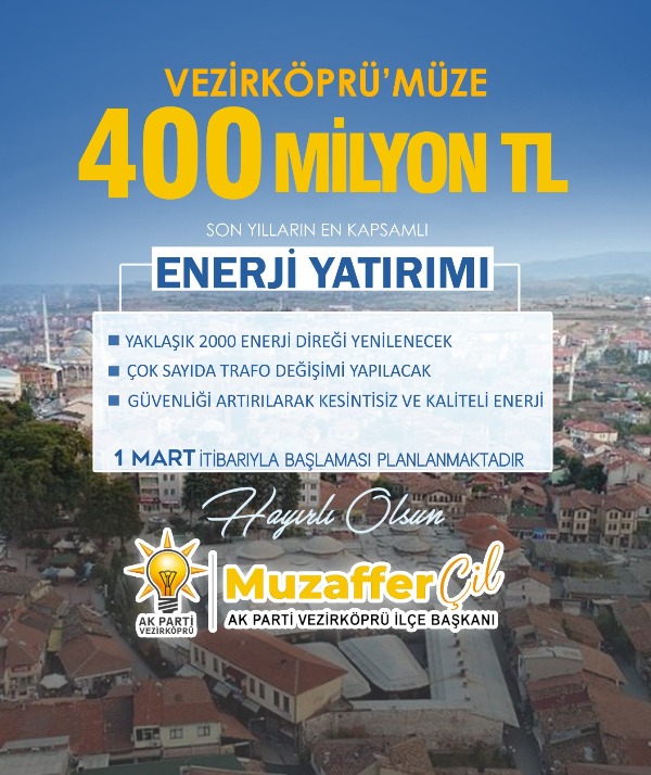 Enerjide Dev Yatırım:  400 Milyon TL