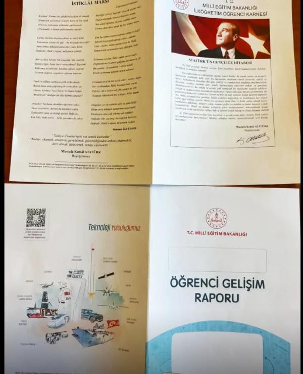 Atatürk’süz karne tepkisi!