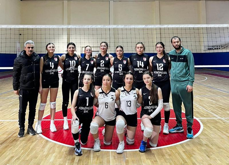 Vezirköprü Voleybol Takımı Grubunda 1. Oldu