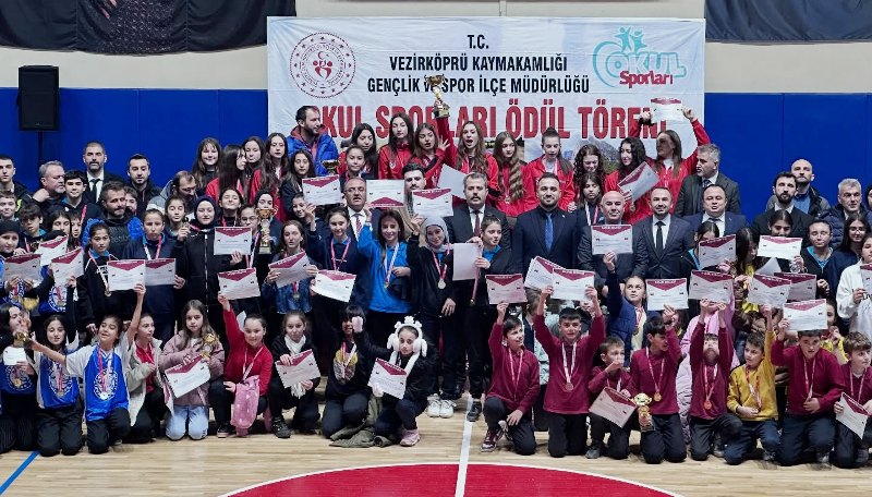 Okul Sporları Ödül Töreni Düzenlendi