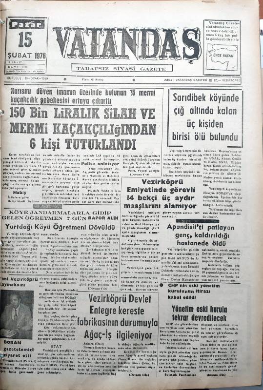 150 Bin LİRALIK SİLAH VE MERMİ KAÇAKÇILIĞINDAN 6 kişi TUTUKLANDI
