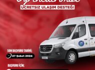 Belediye’den MSÜ Sınavına ücretsiz ulaşım desteği