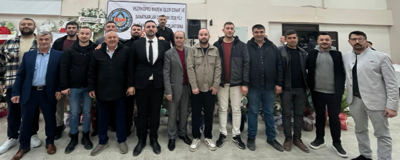 Madeni İşler’de yeni başkan Ahmet Aslan oldu