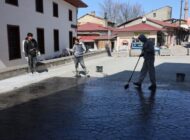 Baskı Beton çalışması tamamlandı