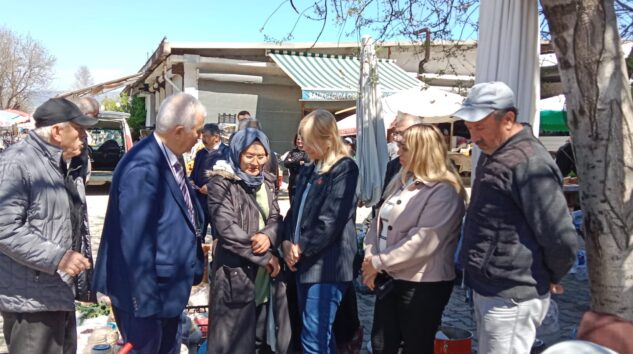 CHP heyetinden Vezirköprü’de esnaf ziyareti