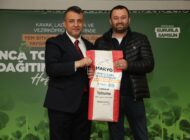 Üreticiye yonca tohumu ve gübre desteği