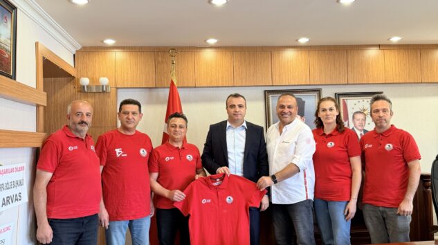 SAMOSK yönetiminden Kaymakam Bayram Yıldız’a Ziyaret