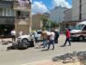 Kavşakta motosiklet ile elektrikli bisiklet çarpıştı: 2 yaralı