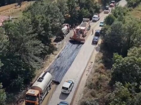 Kunduz ormanları yolunda genişletme çalışmaları devam ediyor