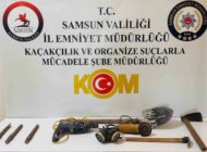 Halı altındaki gizli geçit kaçak kazıyı ortaya çıkardı