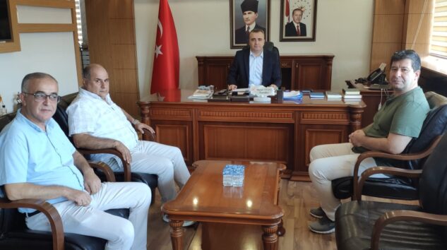 Vatandaş Gazetesi’nden Kaymakam Bayram Yıldız’a hayırlı olsun ziyareti