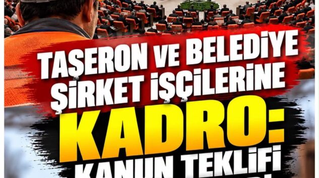 Teklif Meclis’te